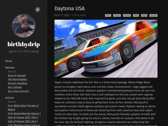 reviews/daytona screenshot
