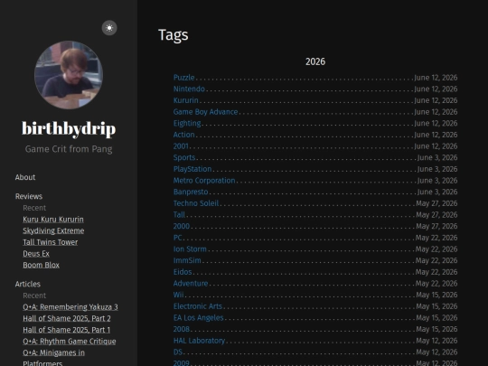 tags screenshot