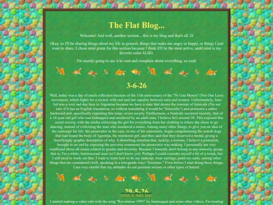 FlatBlog screenshot