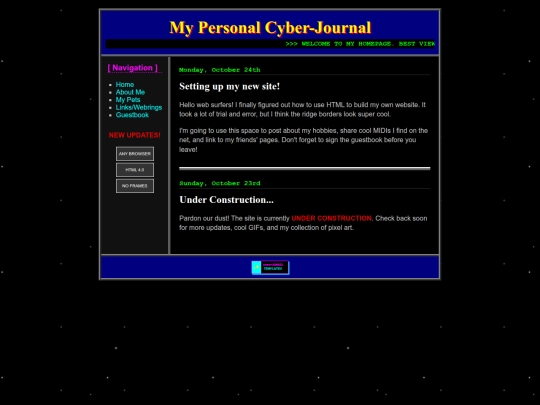 index screenshot