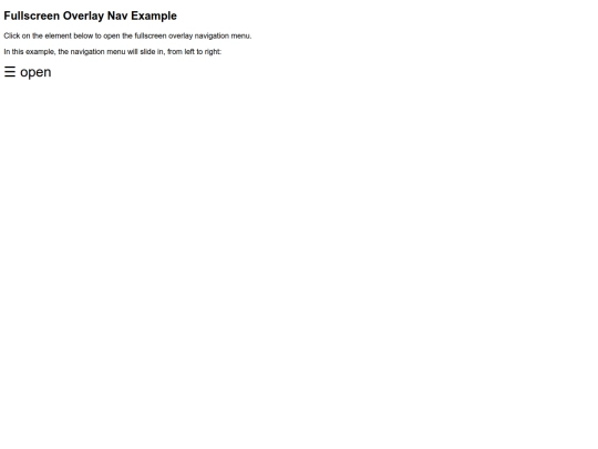 sidenav/fullnav screenshot