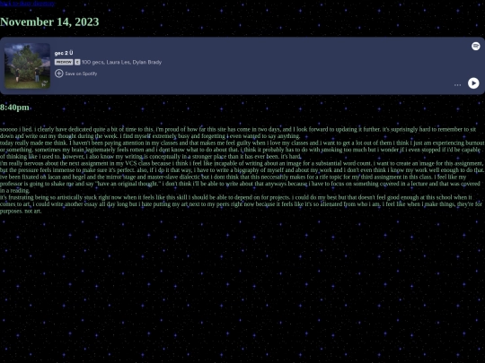 diary/entry2 screenshot