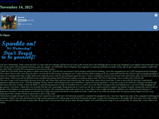 diary/entry3 screenshot