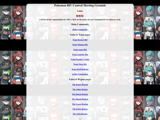 Links screenshot