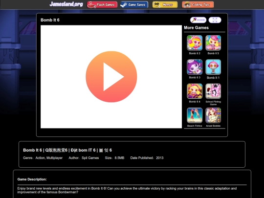 flash/bomb-it-6 screenshot