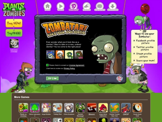 flash/zombatar screenshot