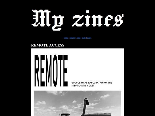 zines screenshot