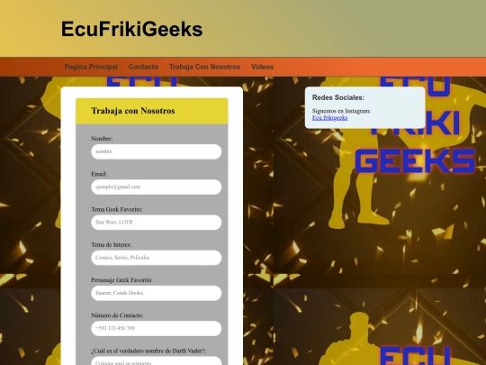 Proyecto Final Unidad 1/html/Formulario screenshot