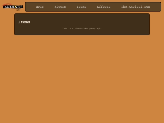 items screenshot