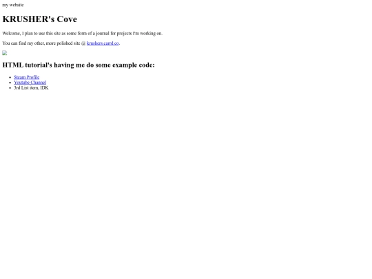 Iterations/firstiteration screenshot