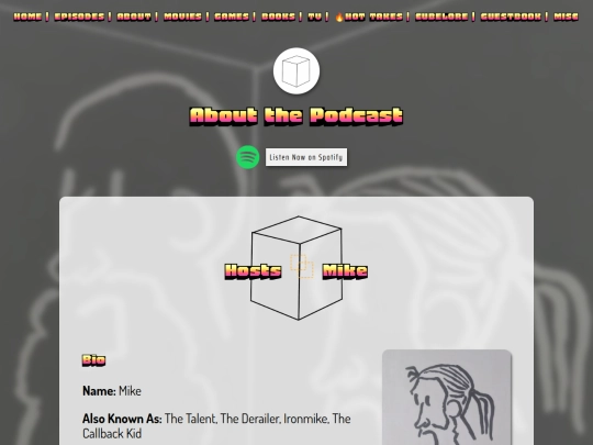 about/mike screenshot