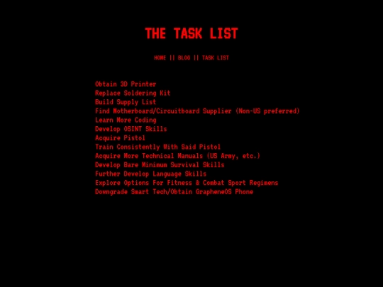 tasklist screenshot