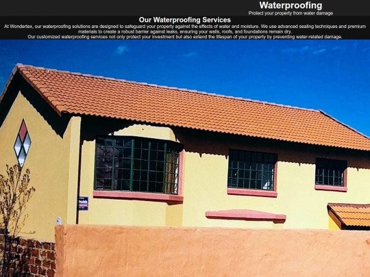 waterproofing screenshot