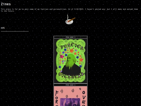 zines screenshot