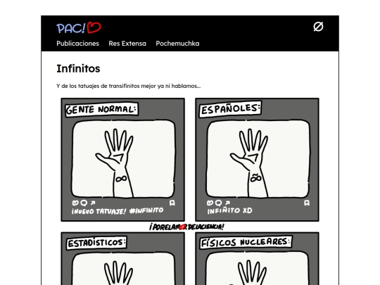 posts/Infinitos screenshot