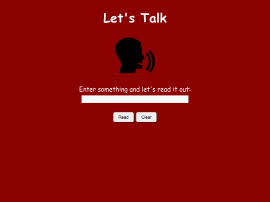 text-to-speech screenshot