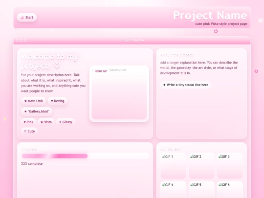 projects screenshot