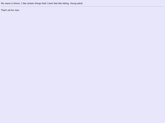 About Me Section Stuff/whoami screenshot