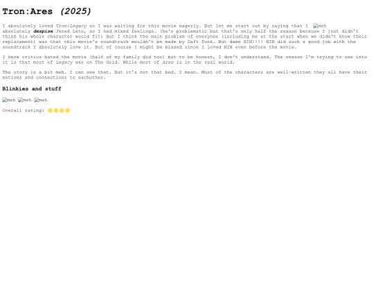 discussions/ares screenshot