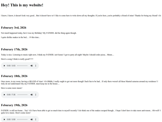 Chrislog screenshot
