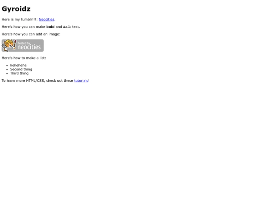 index screenshot