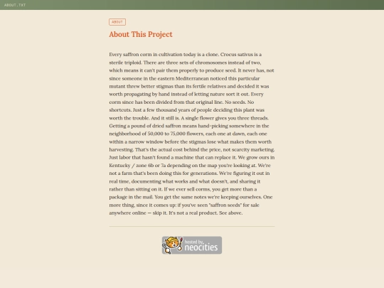 pages/about screenshot