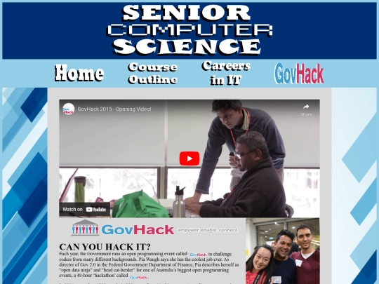 GovHack screenshot