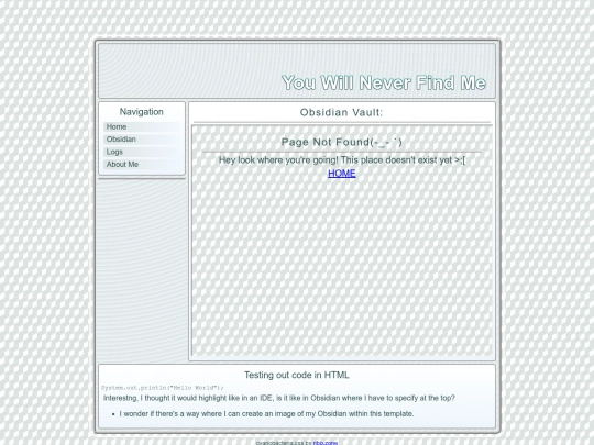 log screenshot