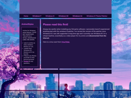 index screenshot