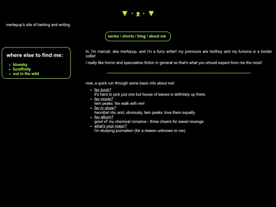 aboutme screenshot