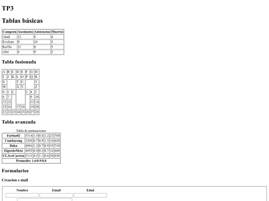 Tp3/Tp3 screenshot