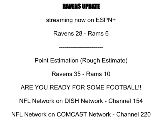 ravensupdate screenshot