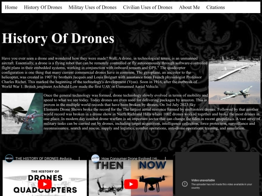 HistoryofDrones screenshot
