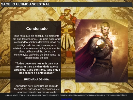 Paginas/Classes/Sage/Sage_Historia screenshot
