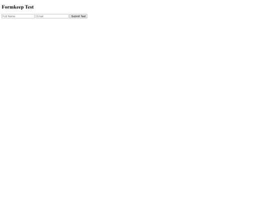 testform screenshot