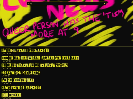 blog screenshot