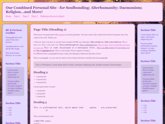 index screenshot