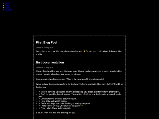 blog-uni screenshot