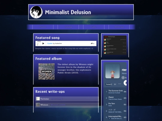 minimdel/home screenshot