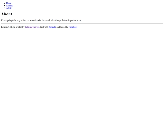 blog/about screenshot