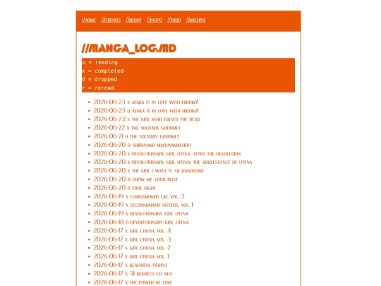 log/manga_log screenshot