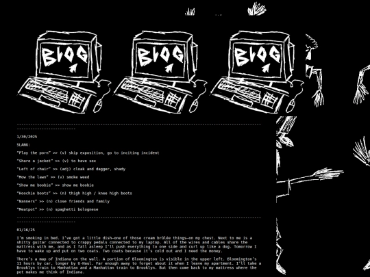 blog screenshot