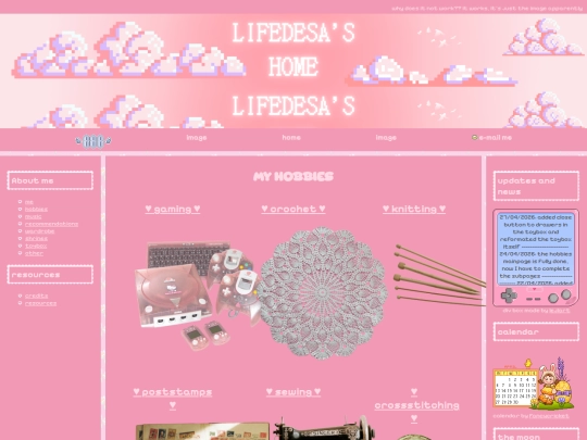 hobbies screenshot