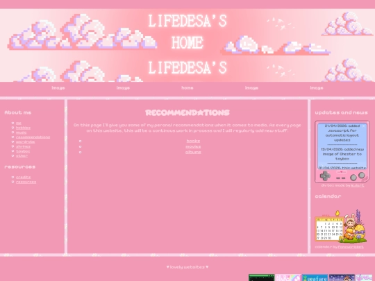 recommendations screenshot