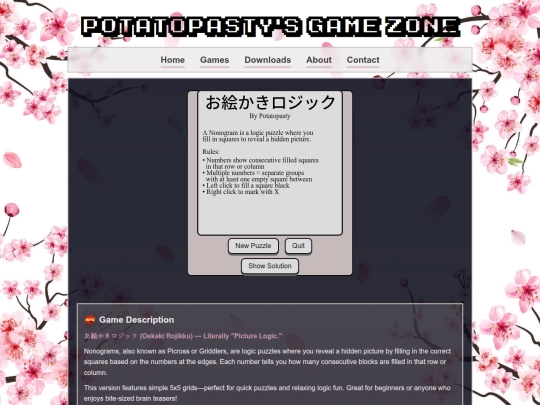 src/content/nonograms screenshot