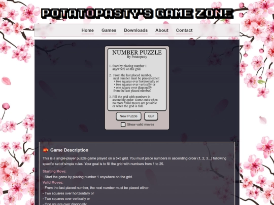 src/content/numberpuzzle screenshot