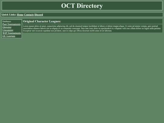 OC_Leagues/Leagues screenshot