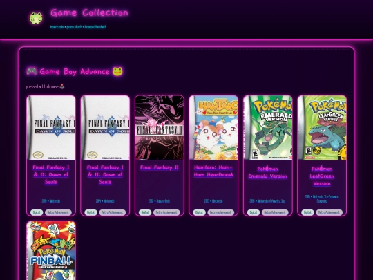 games/gameboyadvance screenshot