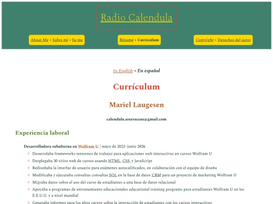 curriculum screenshot