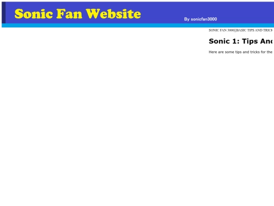sonic1tipsandtricks screenshot